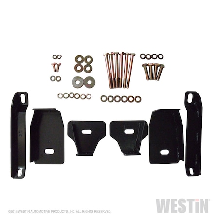Westin Automotive 01-14 SILVERADO/SIERRA 2500/3500/99-13 1500/01-07 1500HD CREW CAB BLACK PLAT OVAL STEP BAR 21-1955